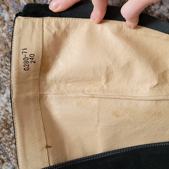 Gucci Vintage Pointed Toe High Knee Suede Boots With Stiletto Heels - Picture 8 of 15